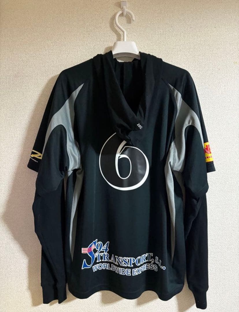 美品　Supreme Hooded Soccer Jersey black S