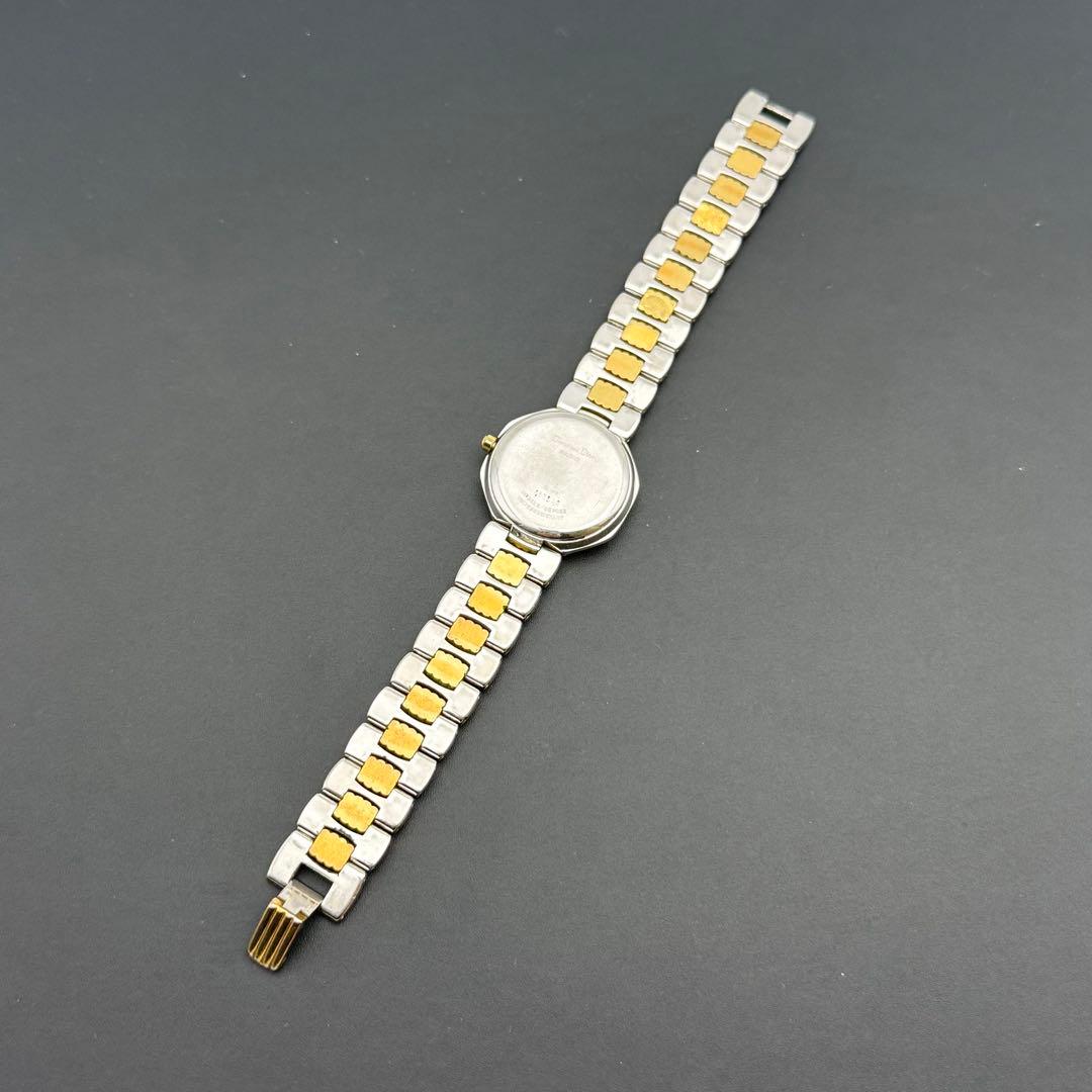 希少✨ディオール CD 腕時計 オクタゴン コンビカラー デイト クォーツ