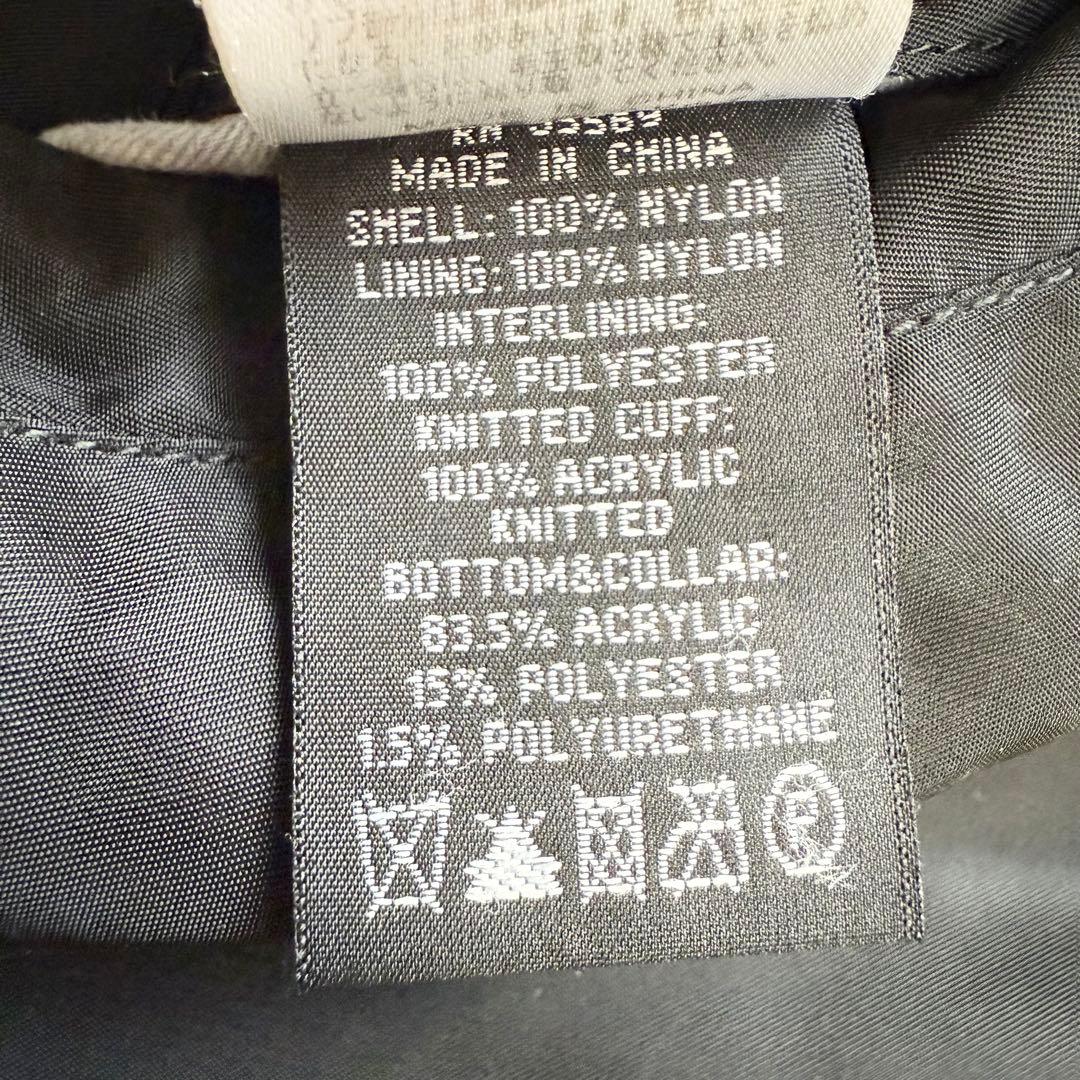 アルファma1 ジャケット フライトジャケット MA-1 ブラック 黒 S