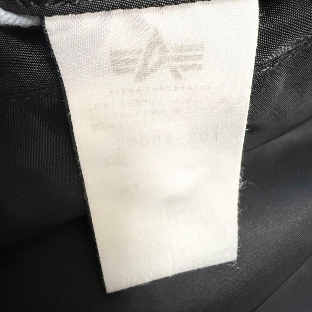 アルファma1 ジャケット フライトジャケット MA-1 ブラック 黒 S