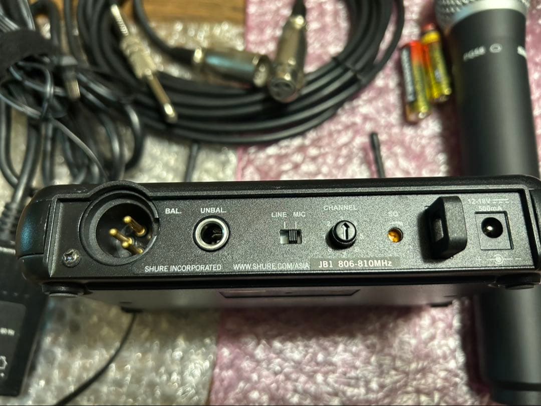 SHURE ワイヤレスマイクシステム SVX24/PG58