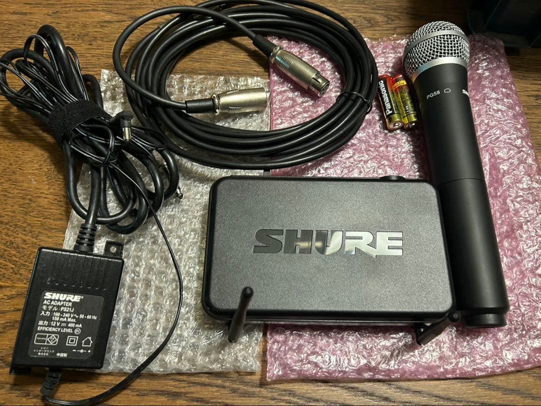 SHURE ワイヤレスマイクシステム SVX24/PG58