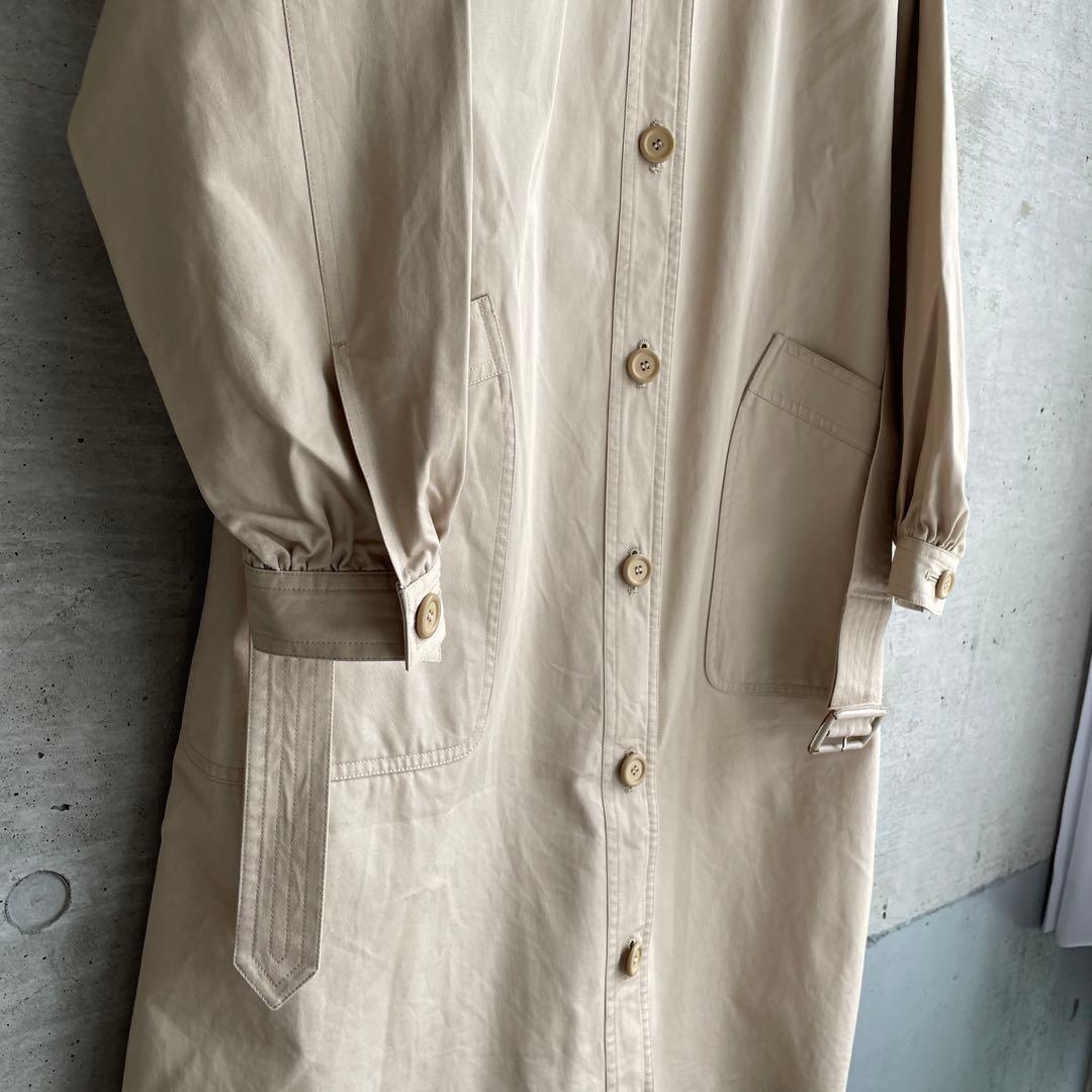 イヴサンローラン　ステンカラーコート　スプリングコート