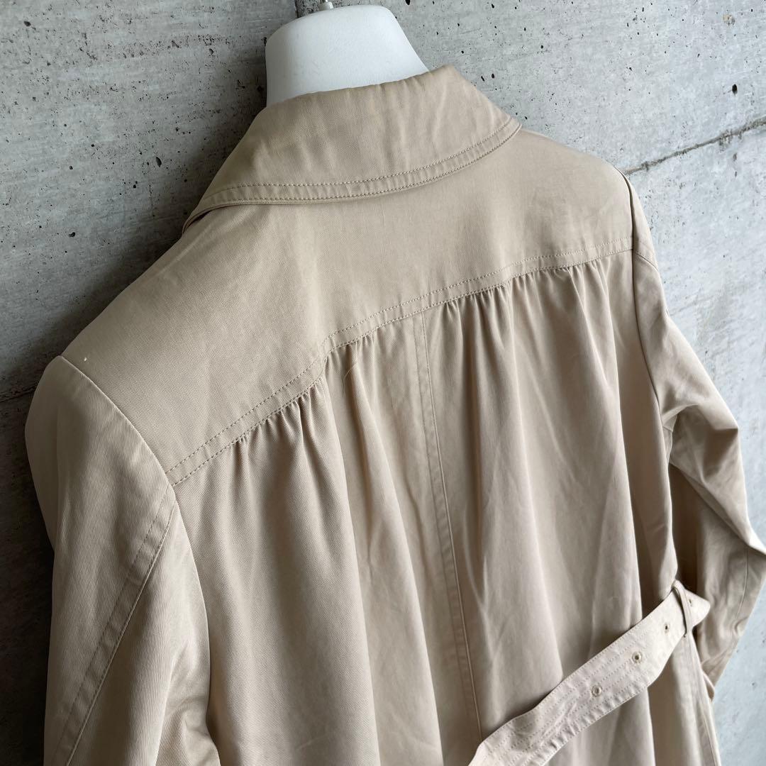 イヴサンローラン　ステンカラーコート　スプリングコート