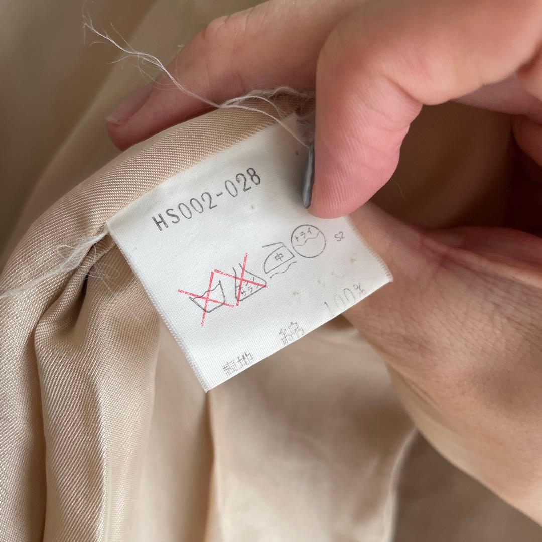 イヴサンローラン　ステンカラーコート　スプリングコート