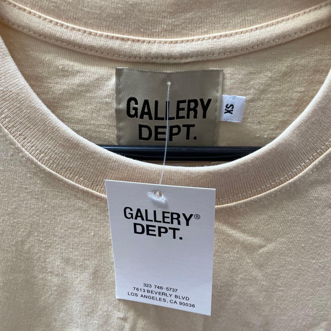 GALLERY DEPT. t シャツ　coachコラボ ブルー　ベージュ　Xs