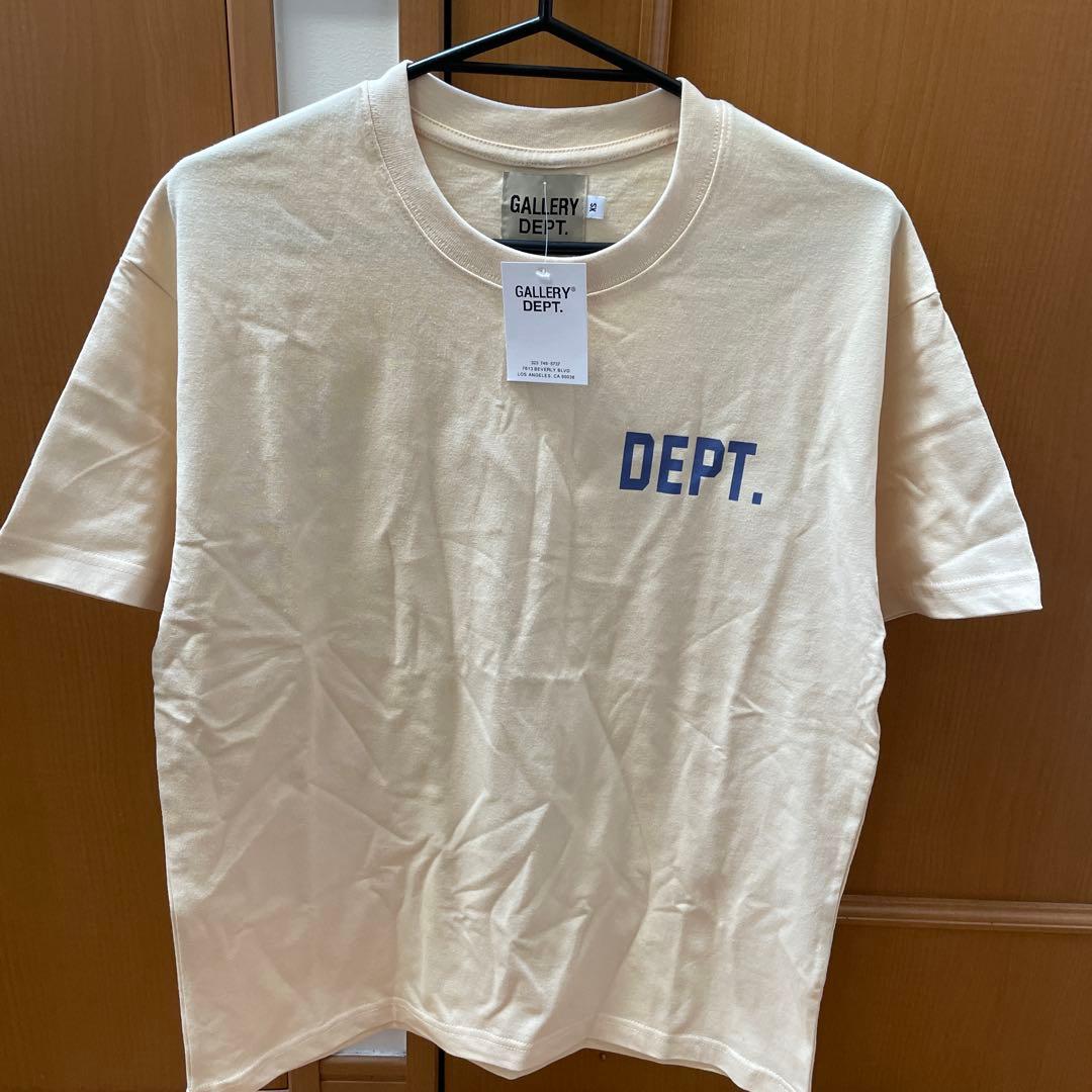 GALLERY DEPT. t シャツ　coachコラボ ブルー　ベージュ　Xs