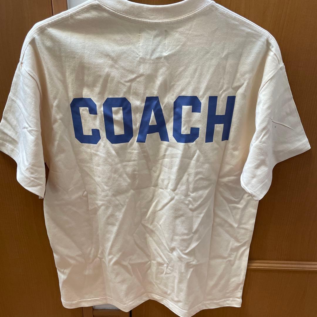 GALLERY DEPT. t シャツ　coachコラボ ブルー　ベージュ　Xs