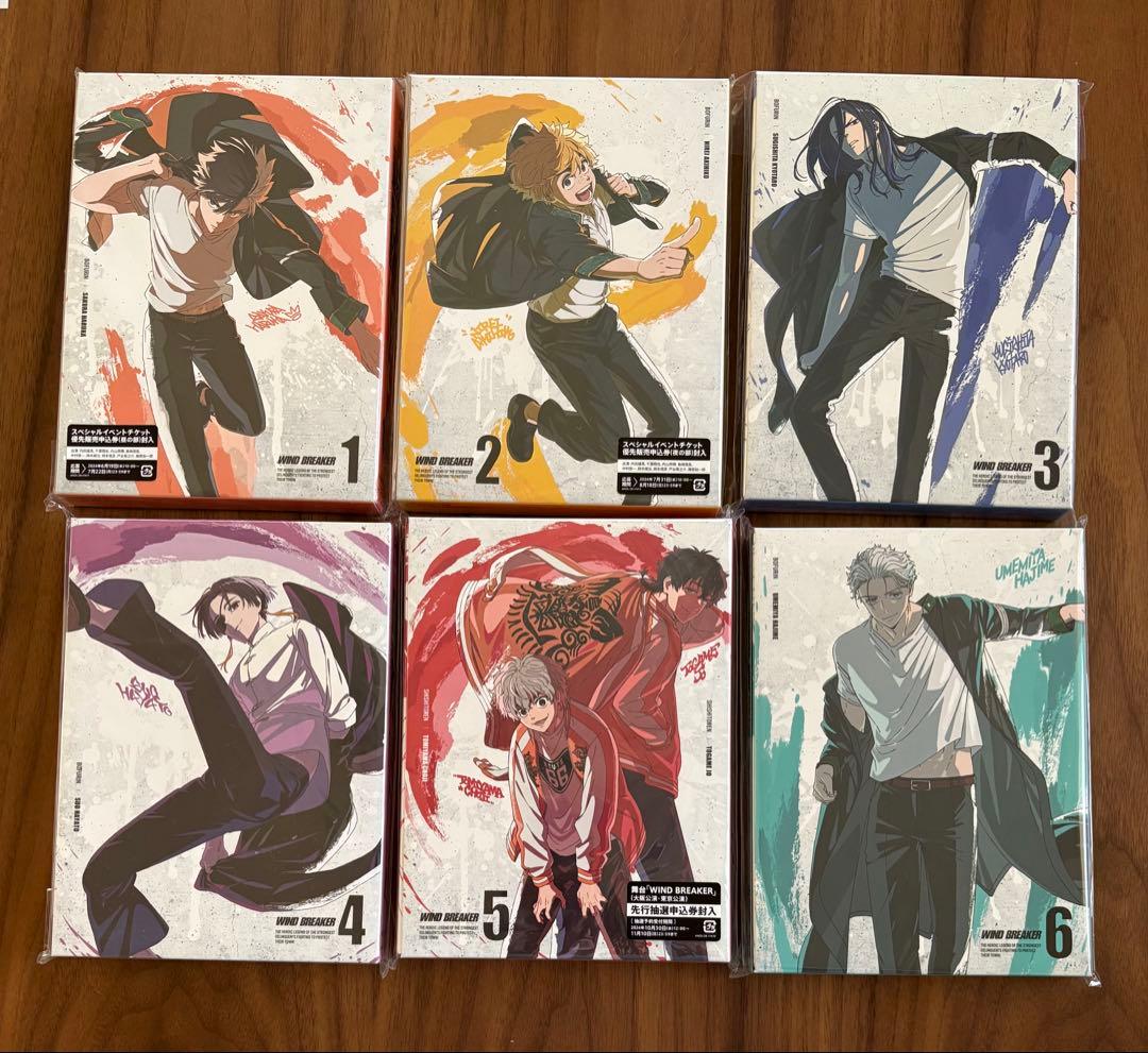 ウインドブレイカー　DVD 6巻セット