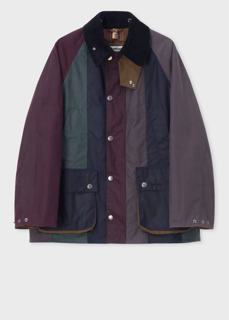 Paul Smith Barbour Bedale ミックスアップ フード付き