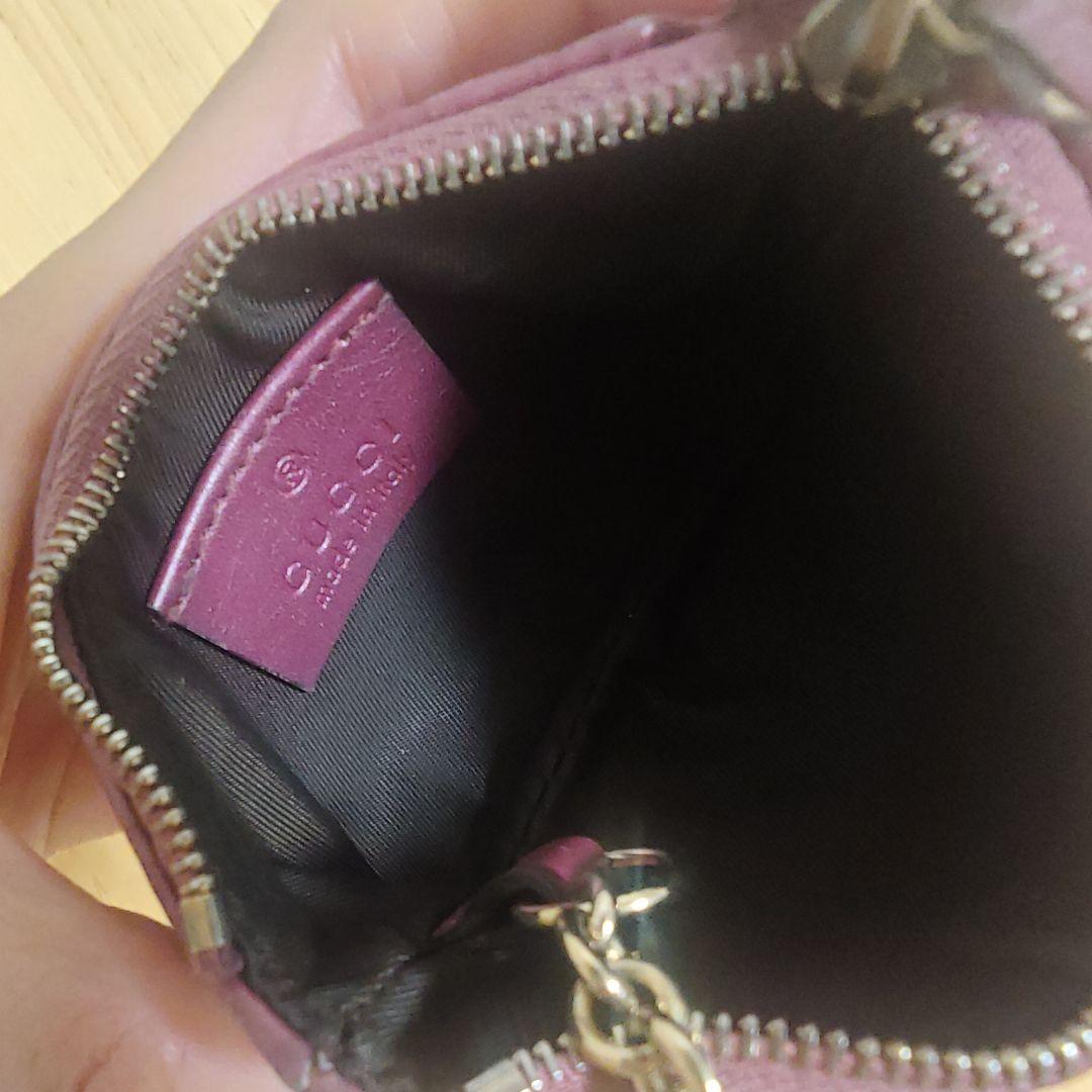 GUCCI GGパターン ケース パープル