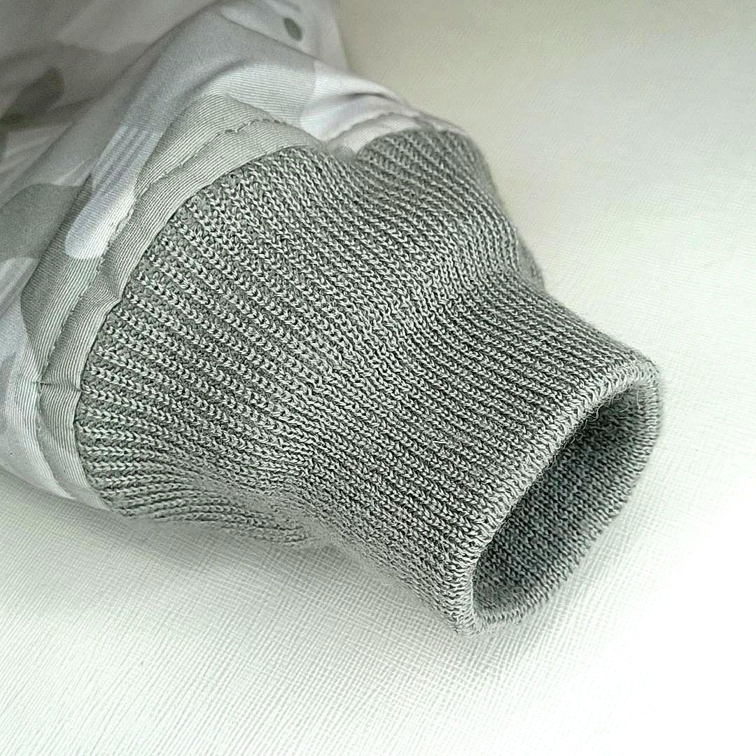 美品★AVIREX　L-2B　フライトジャケット　刺繍　ワッペン　シルバーグレー