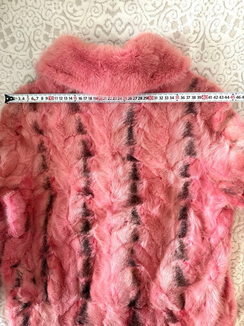 【未使用品】ピンク ミンクファー ショートコート 上質 高級感 華やか