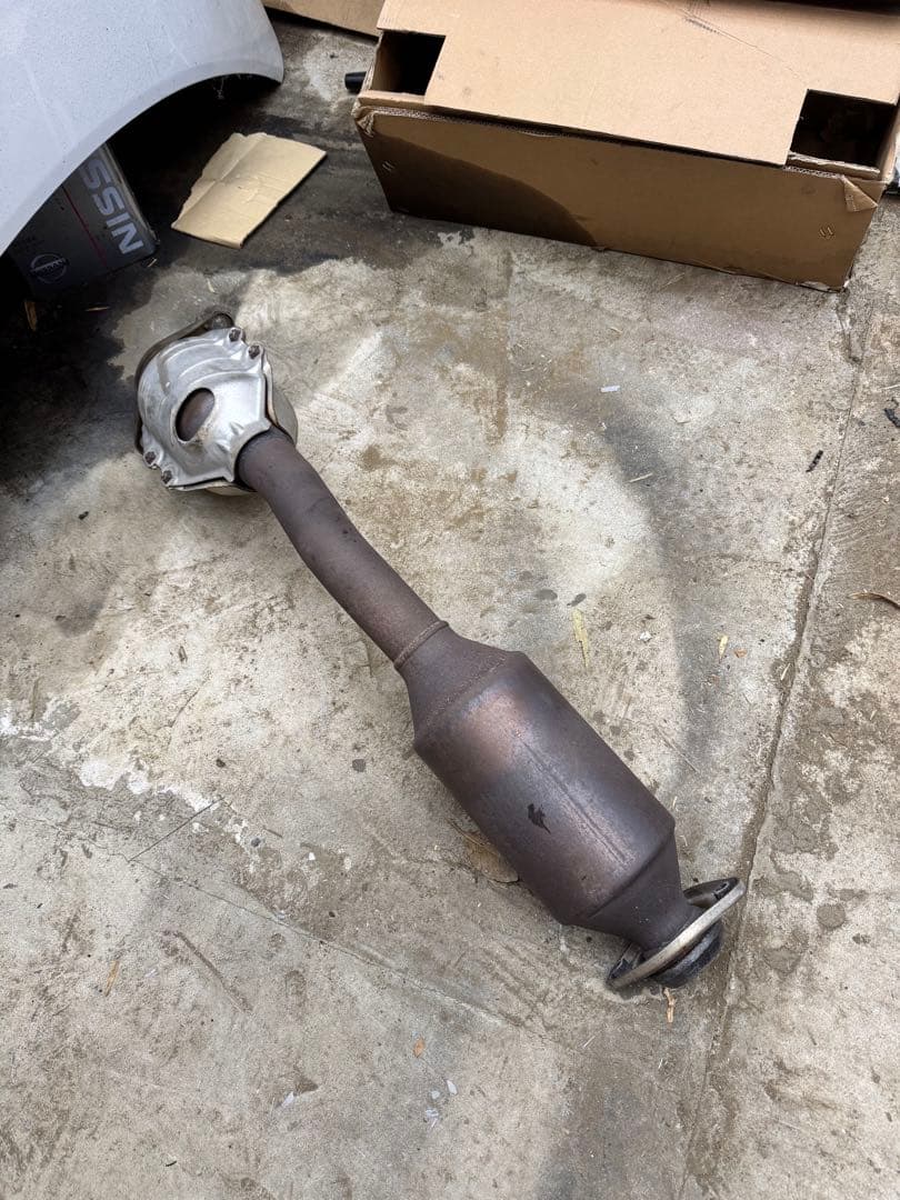 K13 改 マーチニスモ用 フロントパイプ ストレート加工