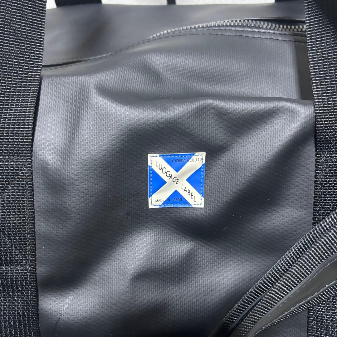 【希少】吉田カバン ラゲッジレーベル 青バッテン ニューライナー ドラムバッグ