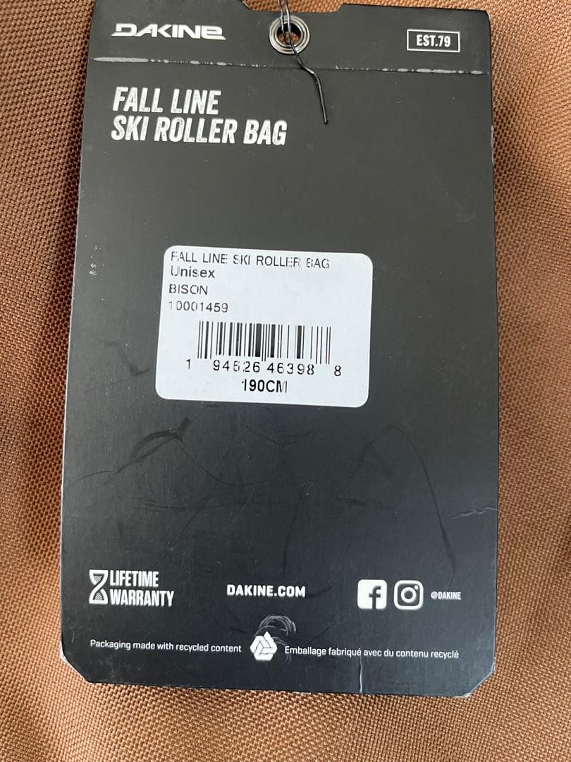 DAKENE ダカイン　スキーケース　キャスター付き　190cm 未使用品