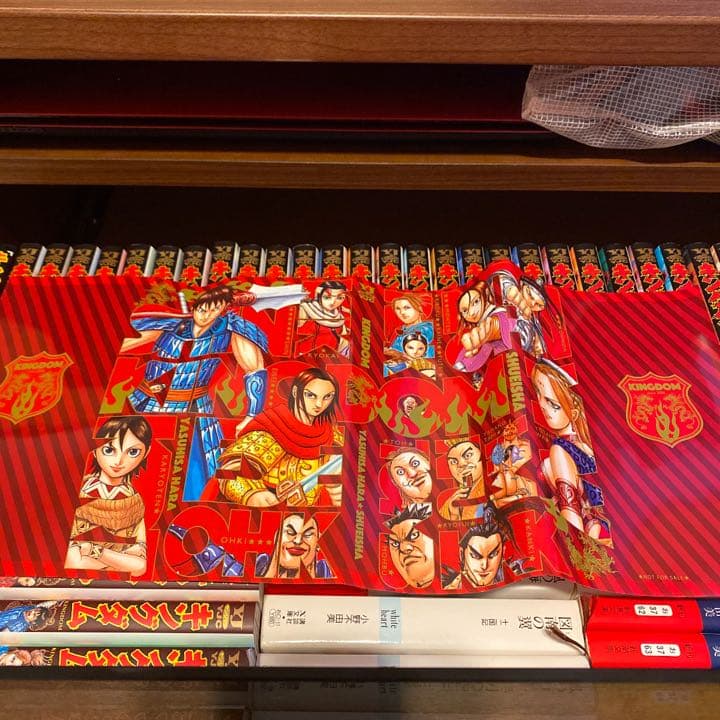 tttさん専用　キングダム1-58巻、徹底考察本、ブックカバー付き