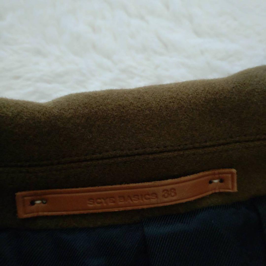 SCYE BASICS◆サイベーシックス◆モーターサイクルコート ウールカシミヤ