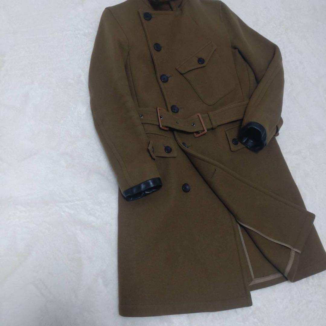 SCYE BASICS◆サイベーシックス◆モーターサイクルコート ウールカシミヤ