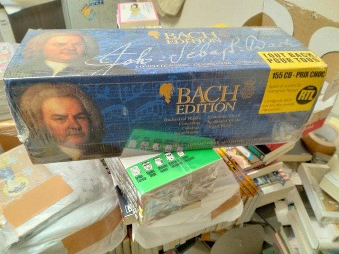 J.S.バッハ:作品大全集 155枚　CD　新品　24h以内に発送