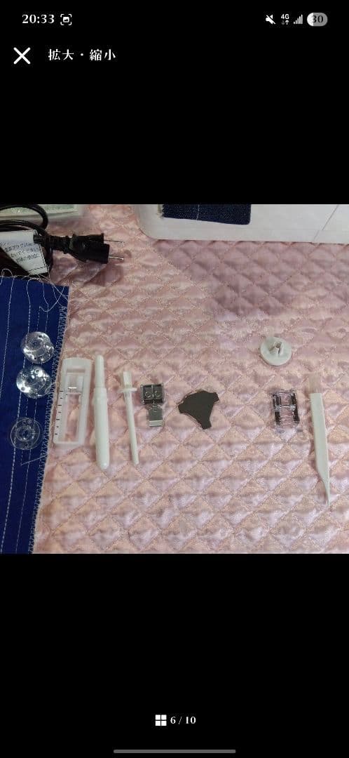 美品ミニオンミシン　ジャノメＪ３２０Ｍ新古品