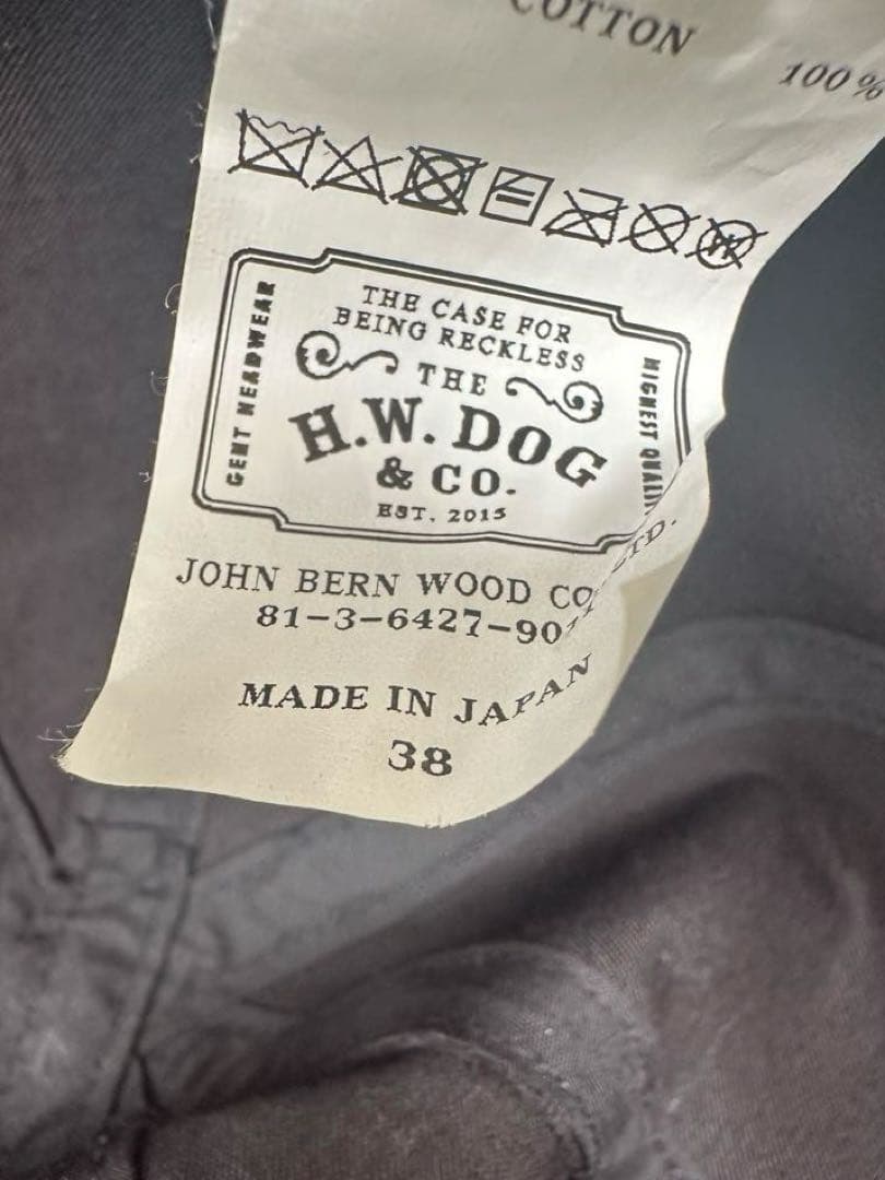 hw dog&co ザエイチダブリュードッグアンドコー バケットハット