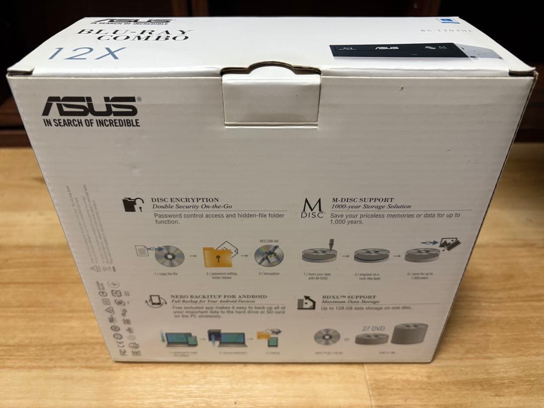 ASUS BC-12D2HT BDドライブ