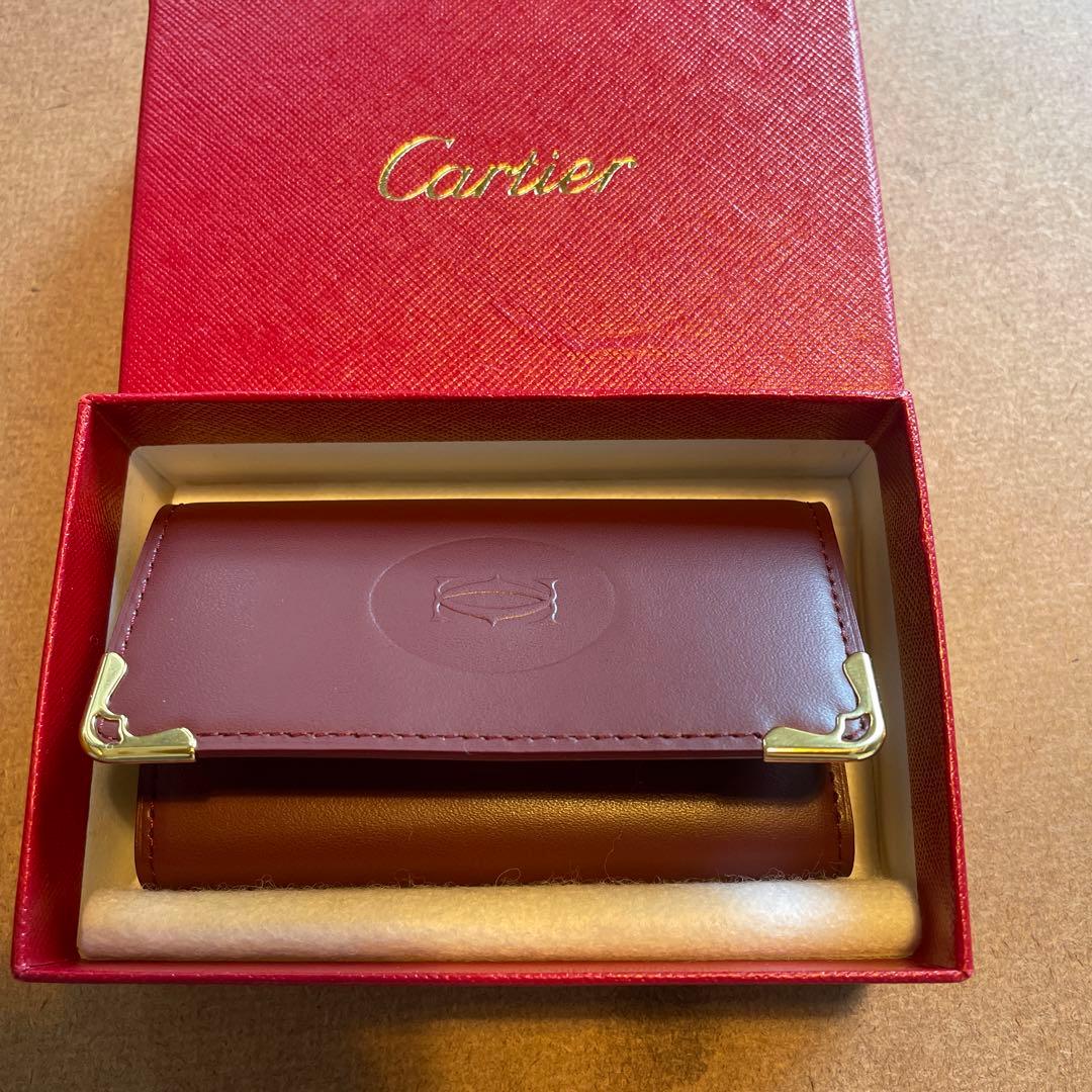 専用　未使用 カルティエ 4連キーケース マストライン カーフ ボルドー 新品