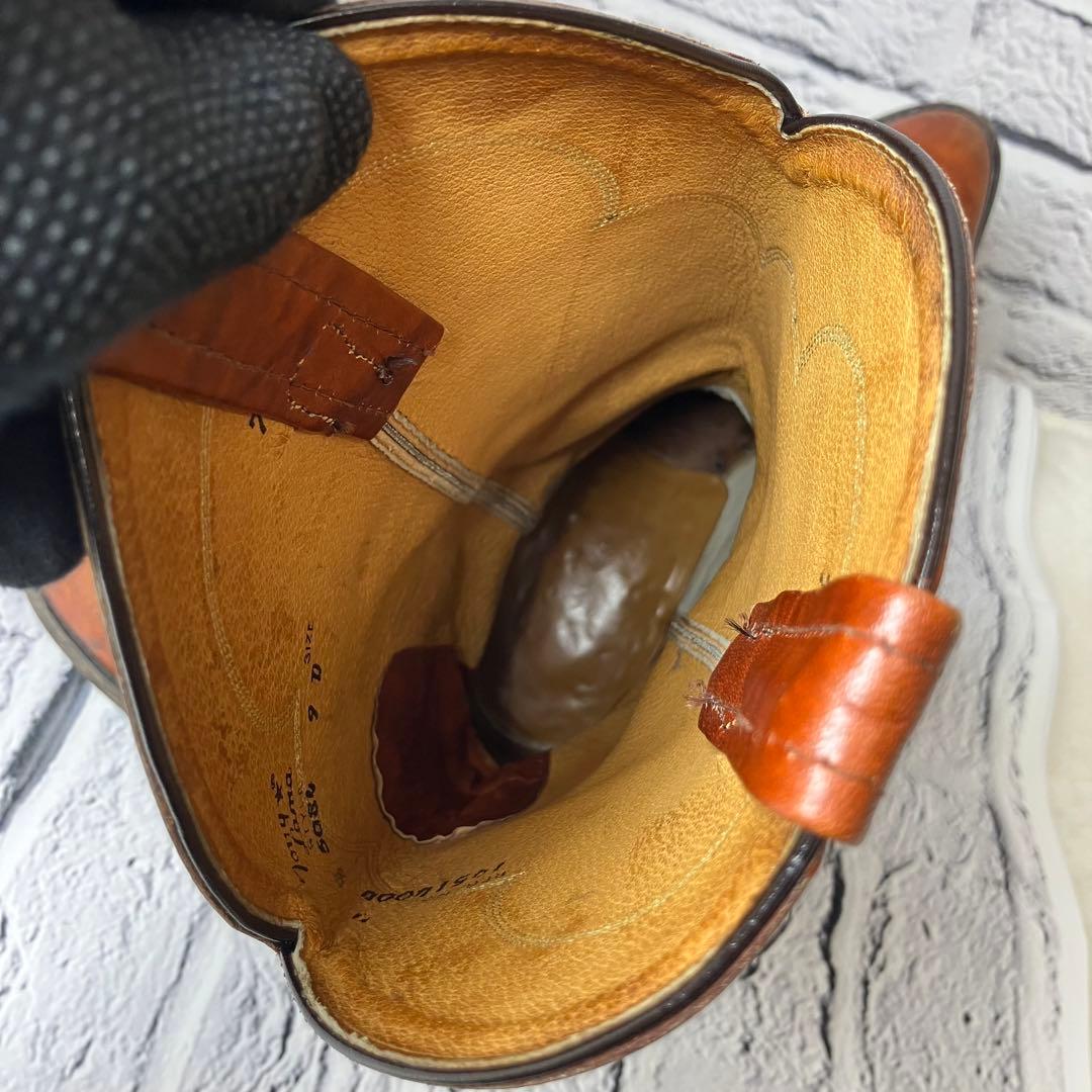 TONY LAMA✨トニーラマ ウエスタンブーツ 本革 レザー 刺繍 27cm