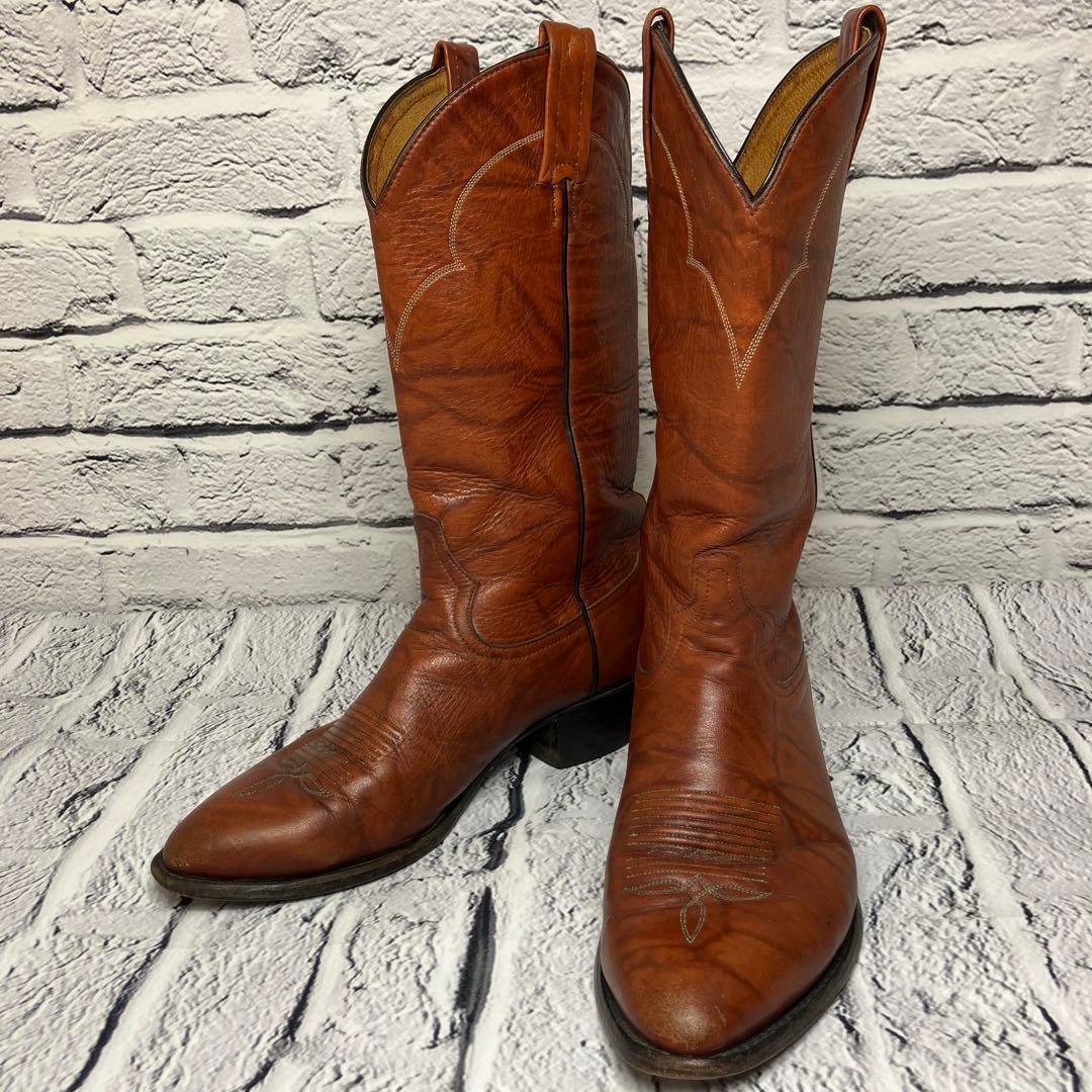 TONY LAMA✨トニーラマ ウエスタンブーツ 本革 レザー 刺繍 27cm