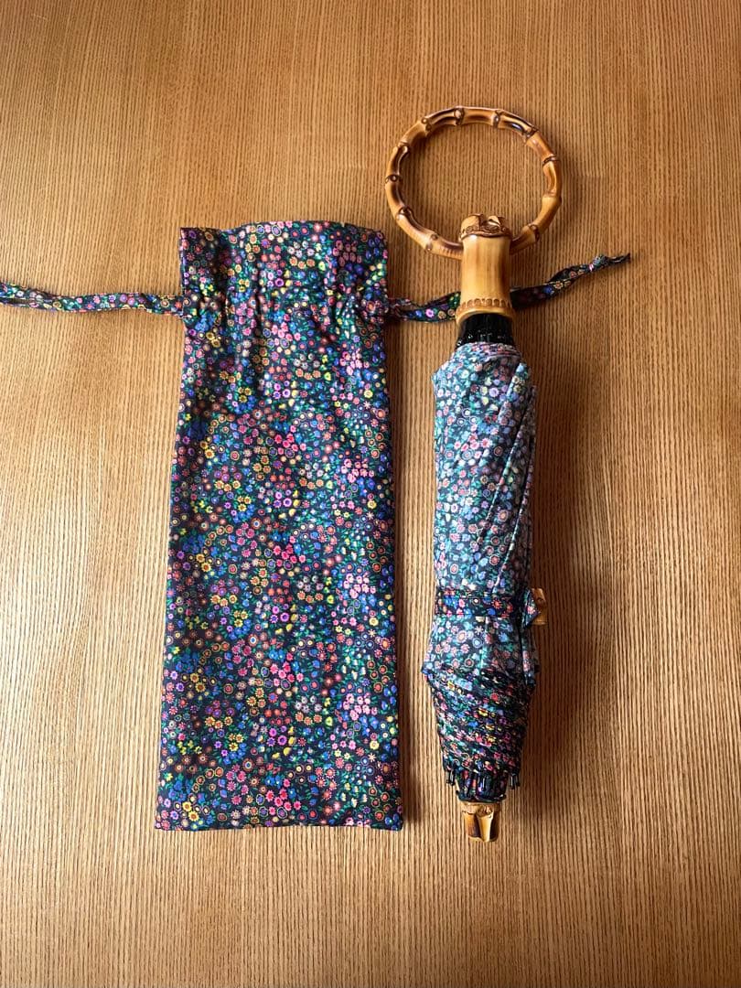 大森商店　リバティ　折りたたみ傘　晴雨兼用