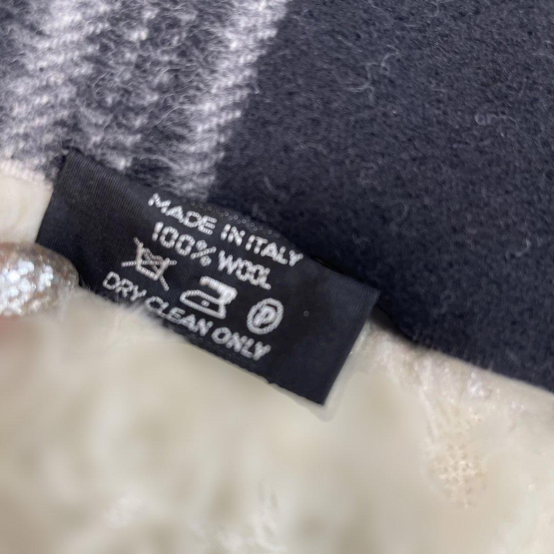 TOM FORDトムフォード 新品　メンズ　マフラー　ブラックチェック