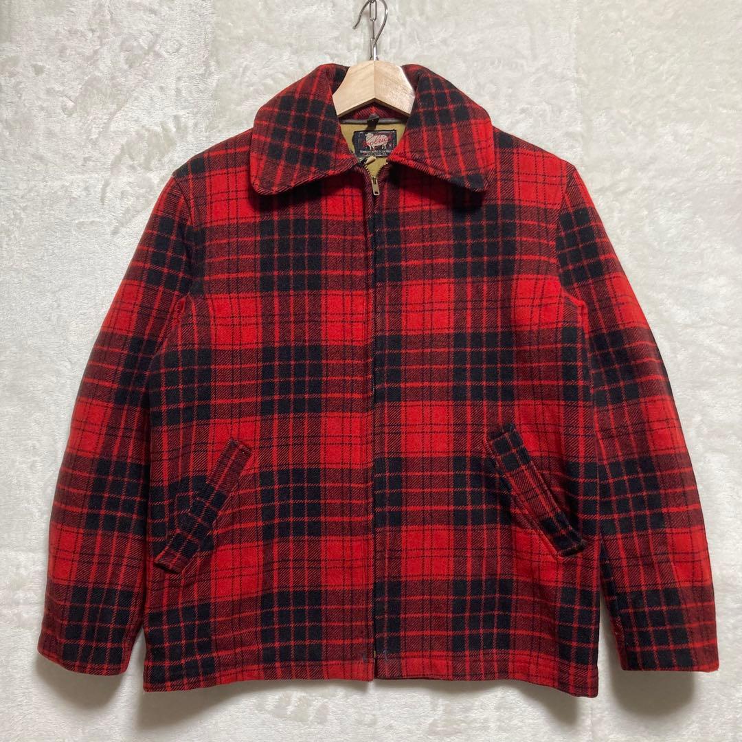50s 短丈 Woolrich ウールリッチ ハンティングジャケット USA製