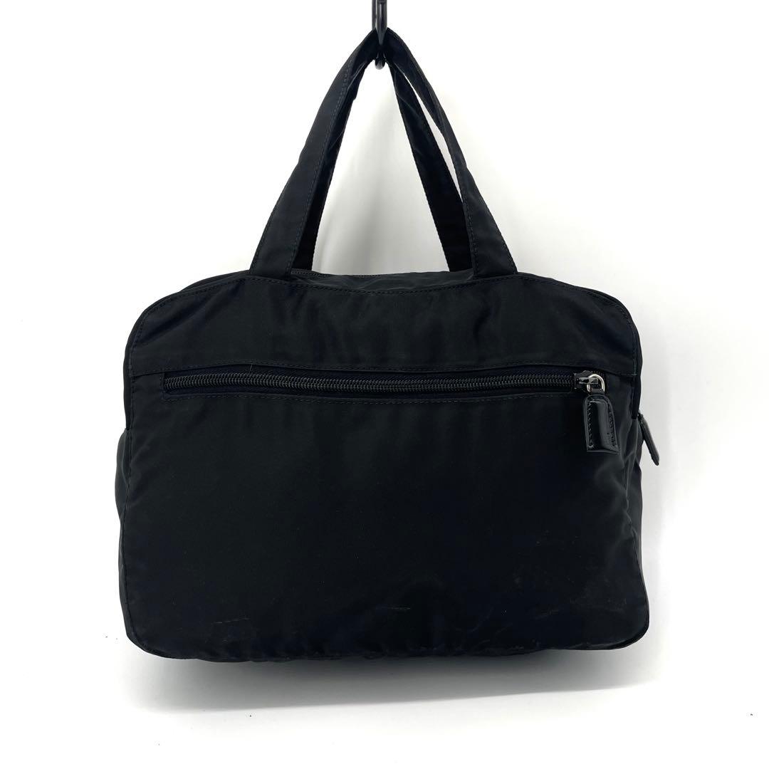 美品✨プラダ ナイロン 三角ロゴ ハンド トートバッグ 白タグ A4サイズ収納可