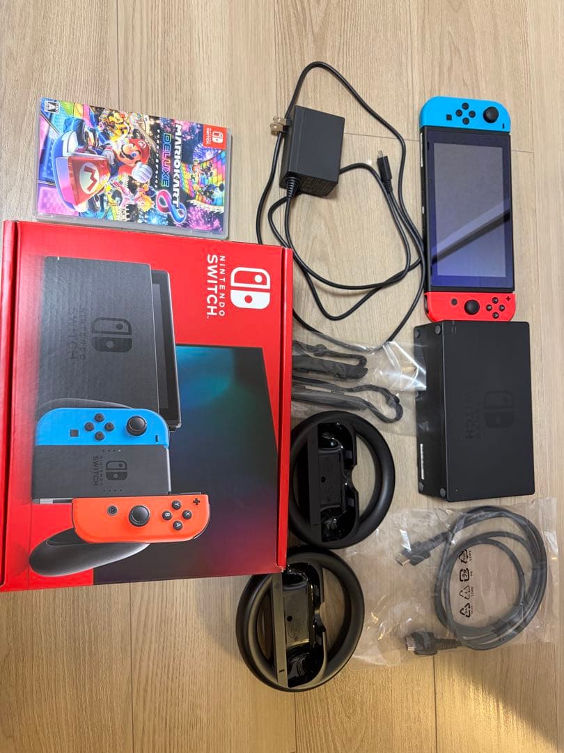 Nintendo Switch 本体 2024年度製+マリオカート8