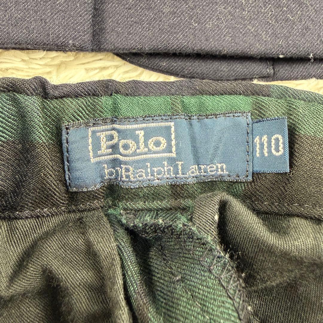 【未使用品】ポロラルフローレン フォーマル 110 紺ブレ 金ボタン 4点セット