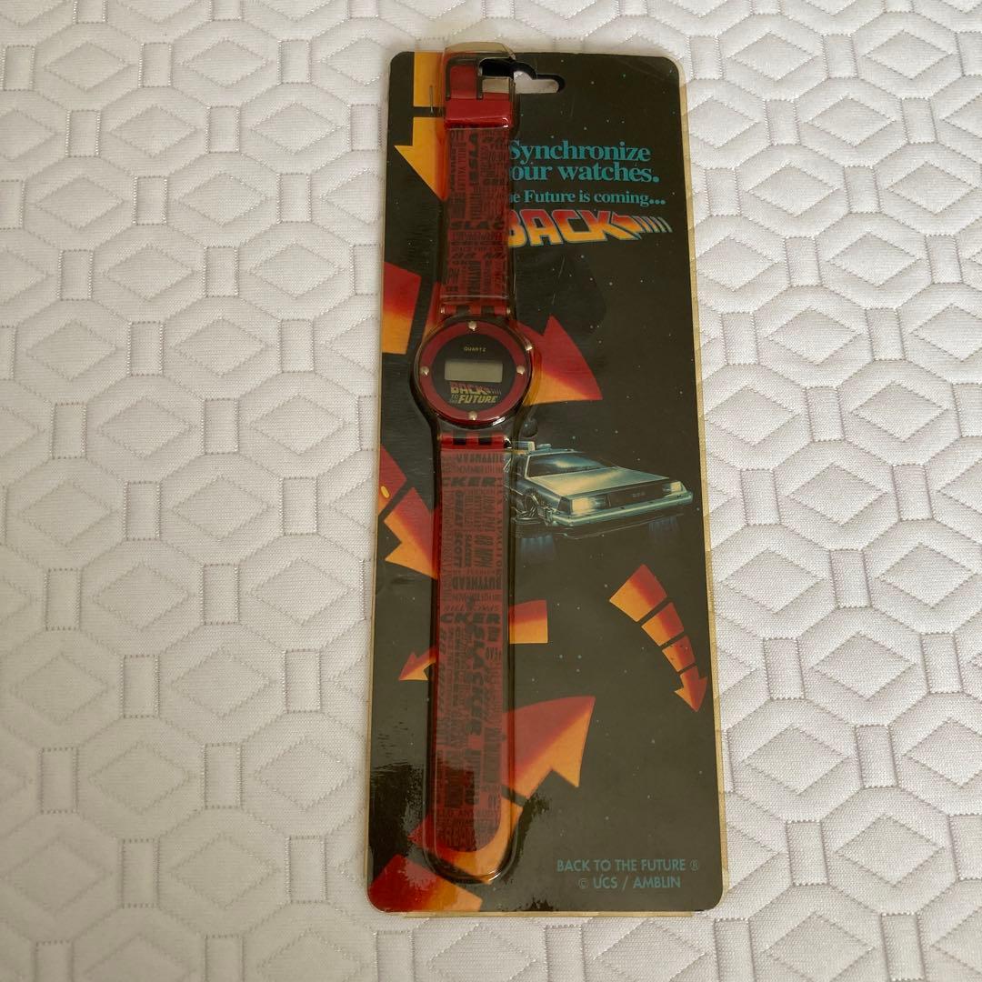 バック・トゥ・ザ・フューチャー デジタルウォッチ未使用