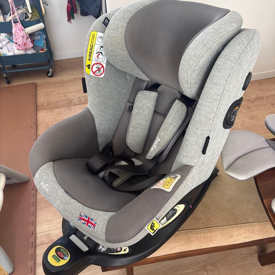 Joie チャイルドシート アイ・アーク360 キャノピー付　グレー 新生児〜可