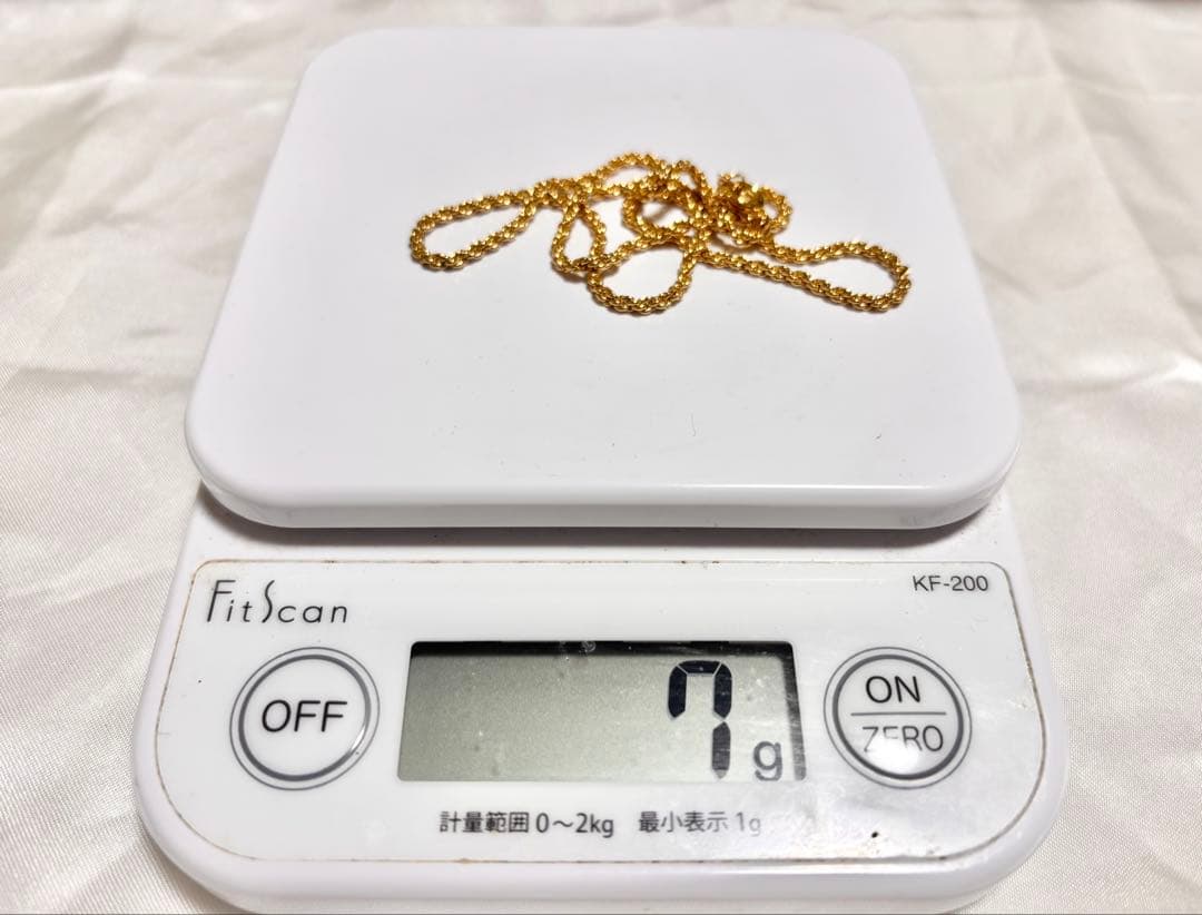 k18 ダルマカン ゴールドネックレス チェーン メッキ ⑤