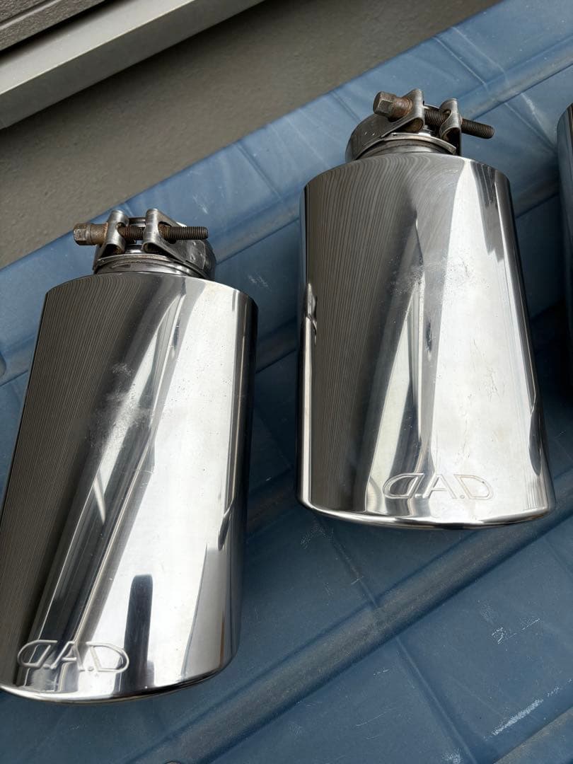 廃盤品 ギャルソン DAD マフラーカッター 4本出しセット