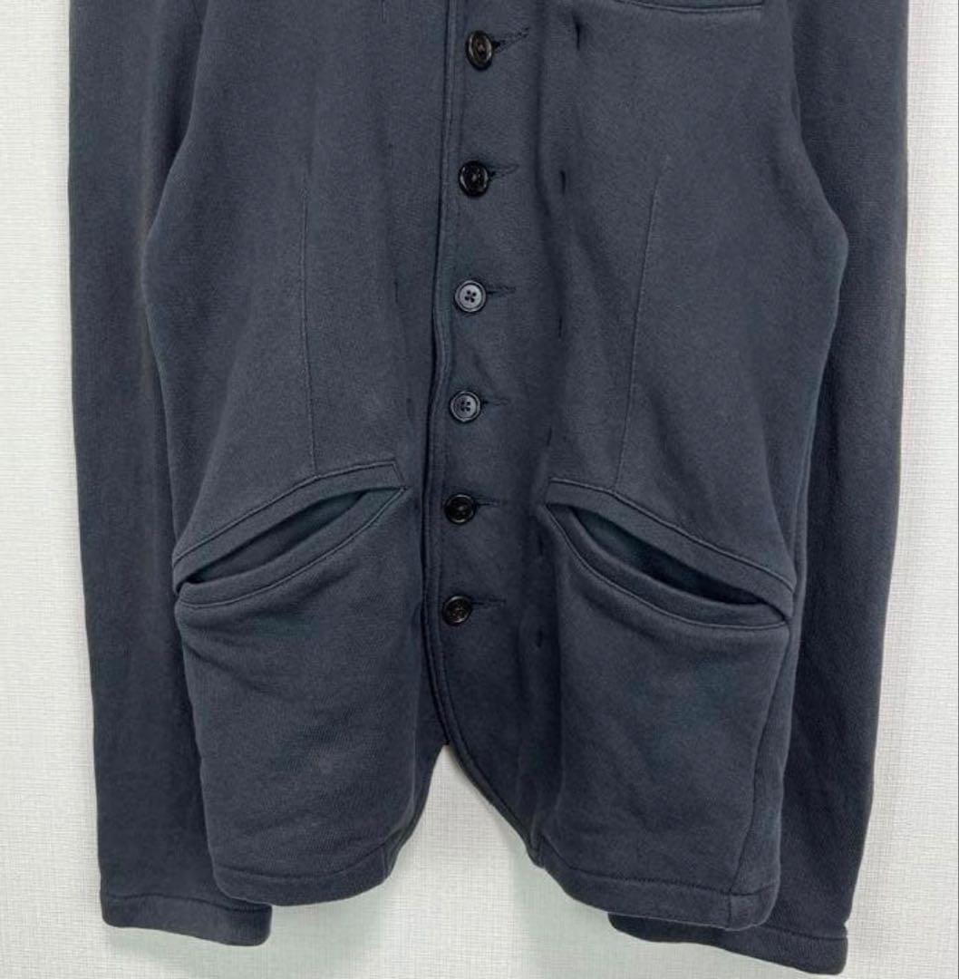 アンドゥムルメステール 黒 ノーカラー　ジャケット　ブルゾン XS