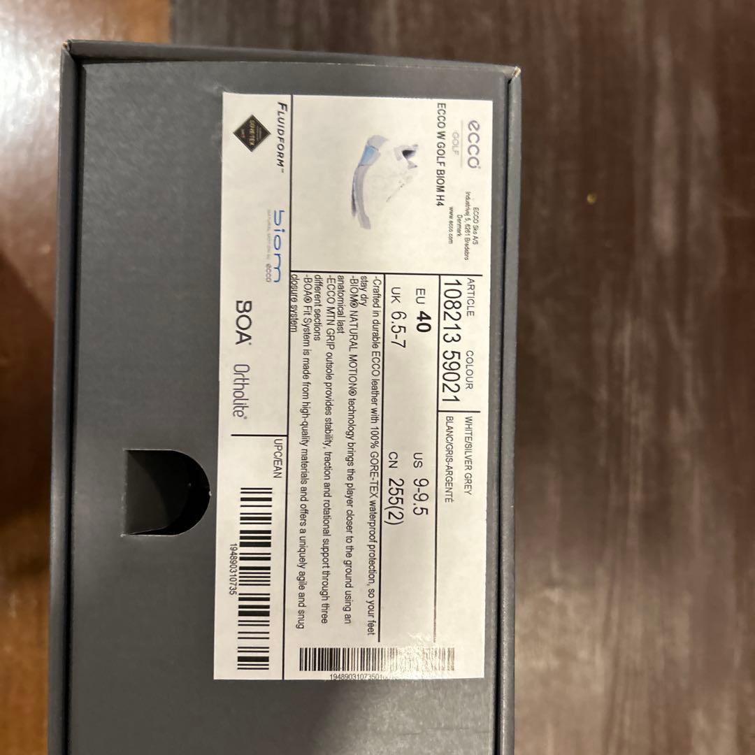taku 新品25cm ECCO ゴルフシューズ 108213 W