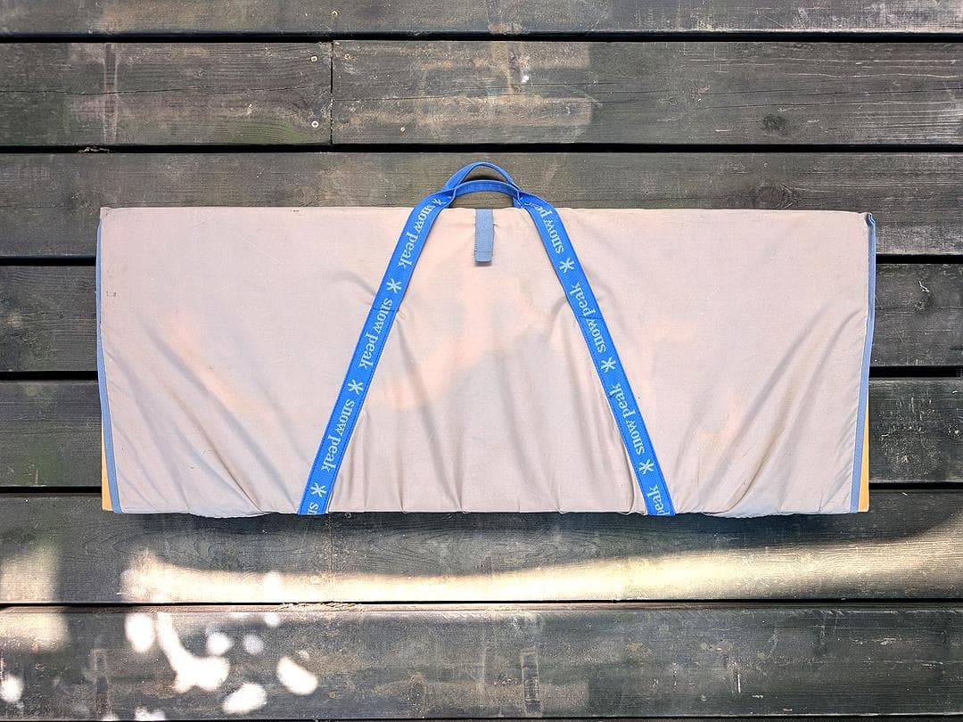 送料込【スノーピーク】稀少品・ワンアクションテーブル 旧型シナベニヤ天板