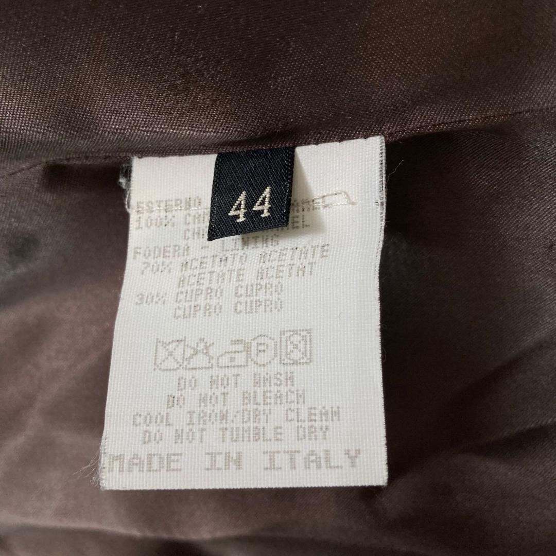 17540✨エトロ 44 キャメル テーラードジャケット チェック ツイード