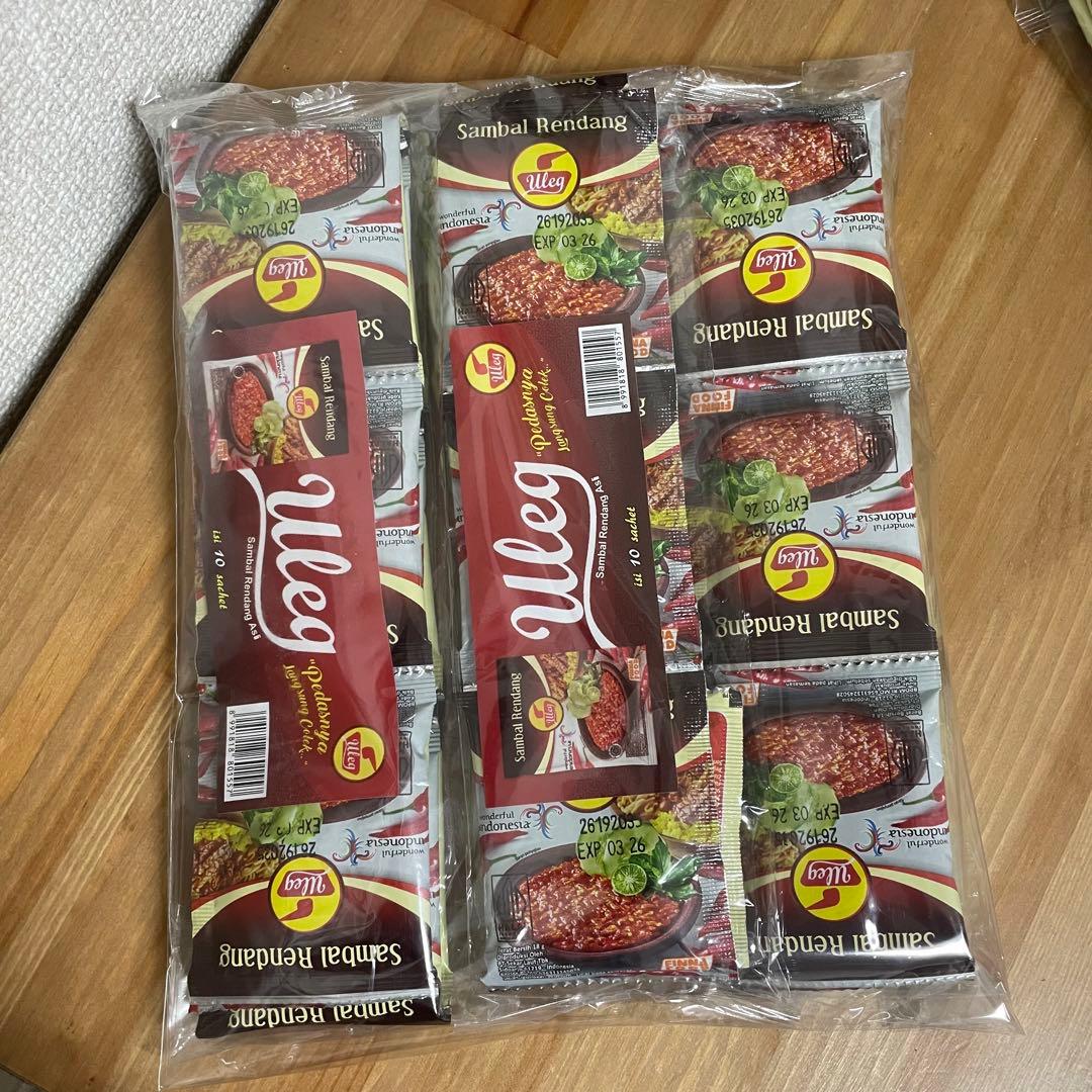 Bibiyuchi　NutriSari とuleg sambal まとめて