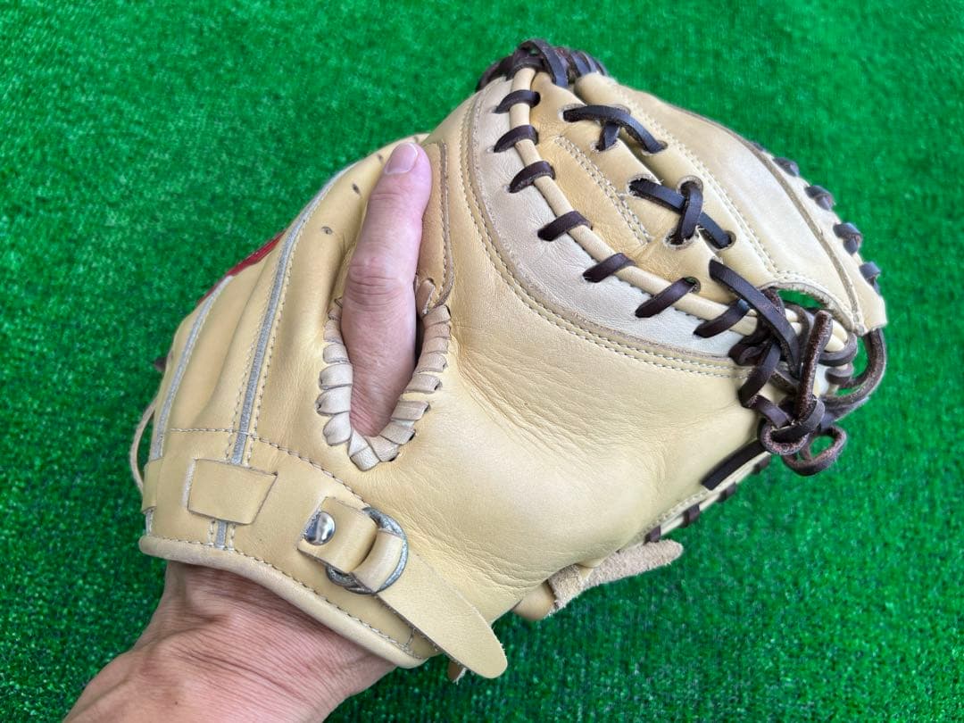 ローリングス HOH キャメル 軟式キャッチャーミット　小型