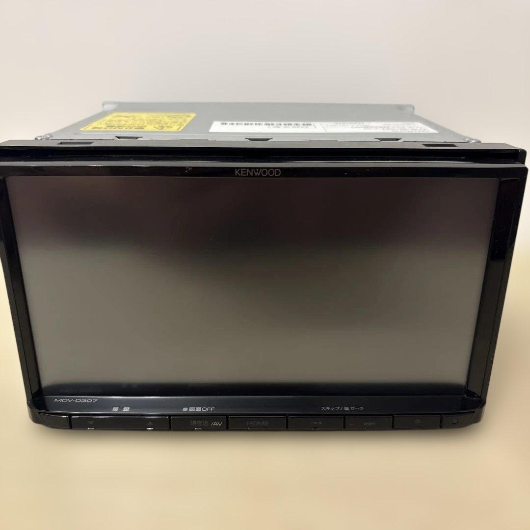 ★美品★2025年秋版最新地図更新済★ケンウッドMDVD307新品バックカメラ付