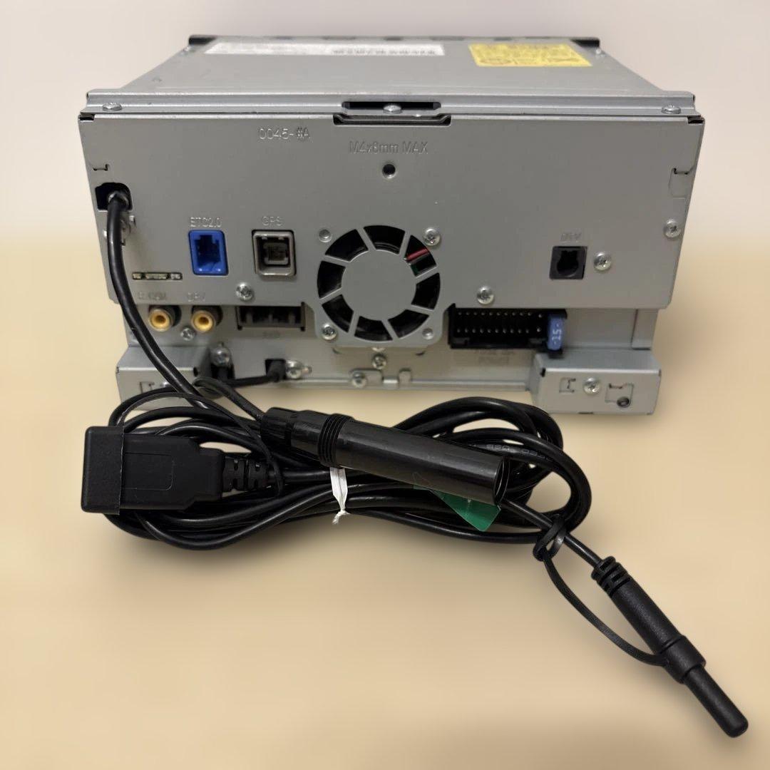 ★美品★2025年秋版最新地図更新済★ケンウッドMDVD307新品バックカメラ付