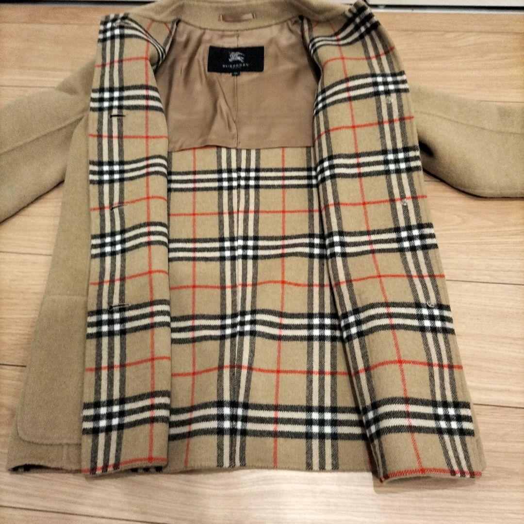 BURBERRY LONDON ベージュ チェック柄裏地 コート サイズ38