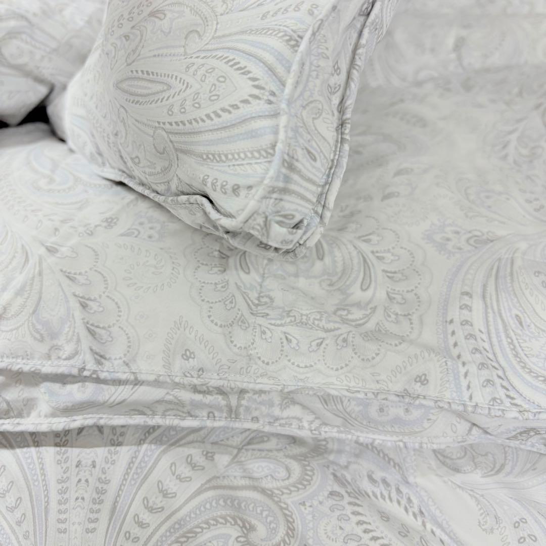 65開封済み　羽毛布団　ダブル　掛け布団　100%羽毛　RDS認証